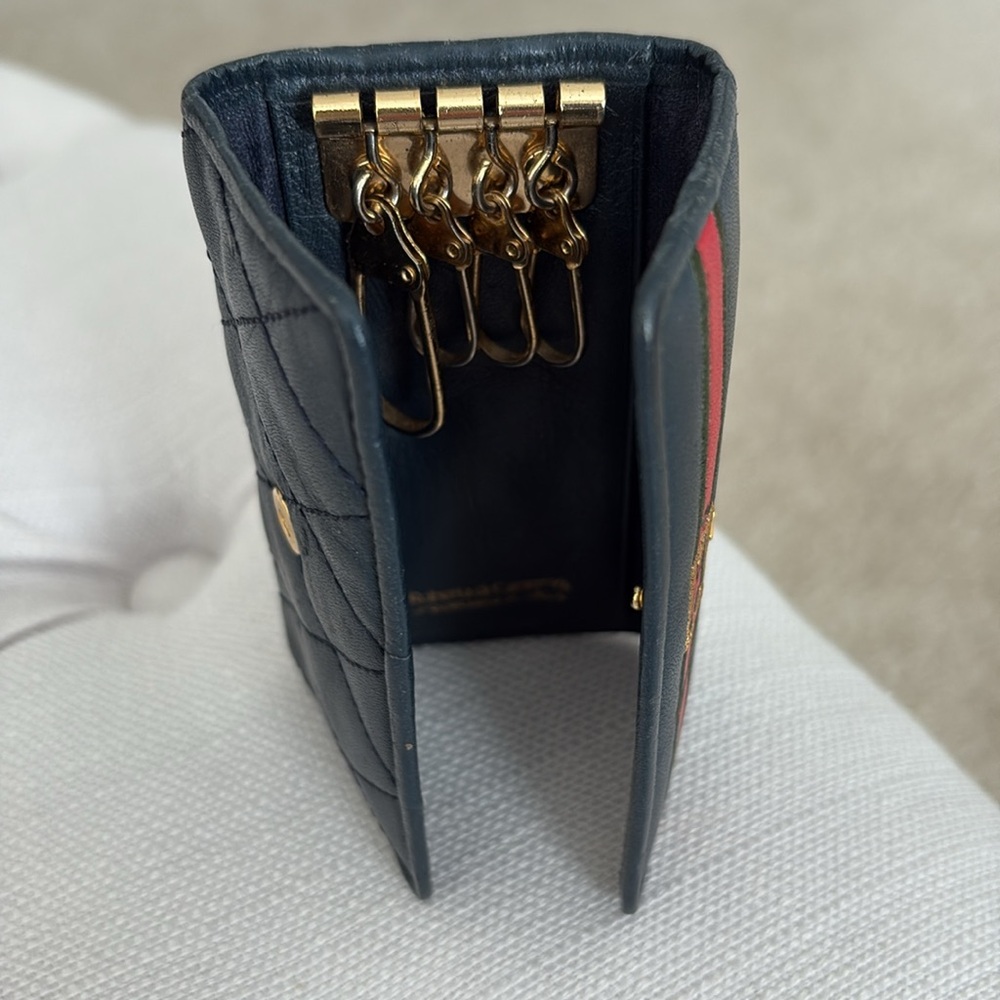 ROBERTA DI CAMERINO leather key case made in Italy - Picture 4 of 9